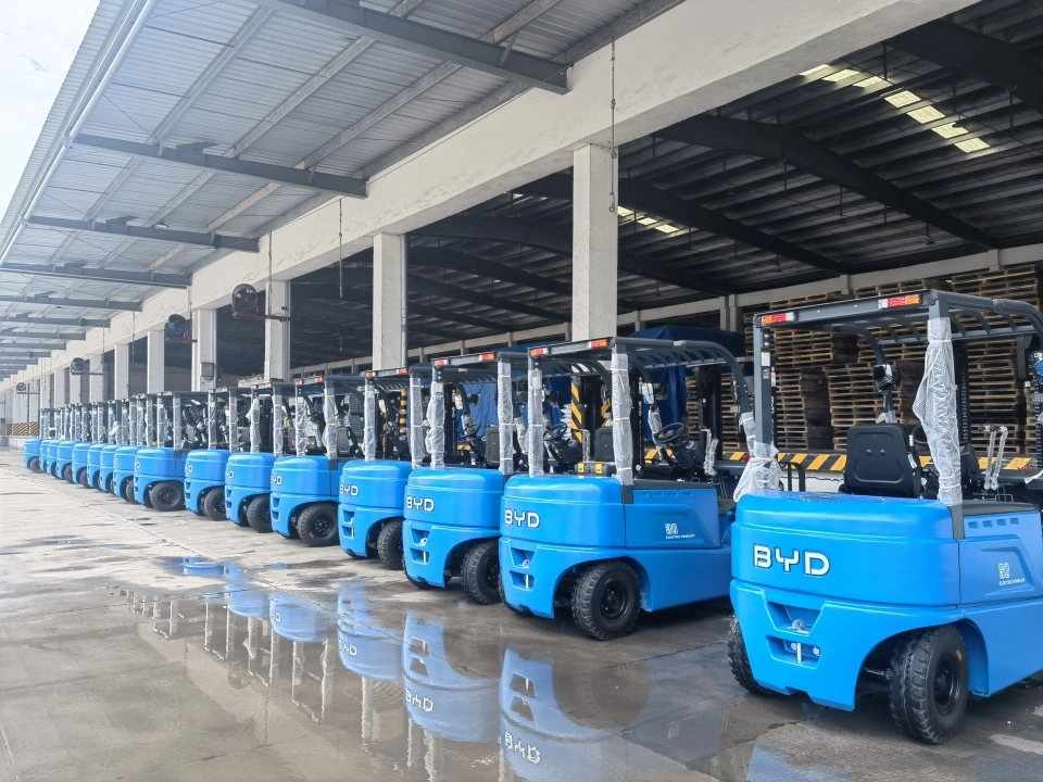 Layanan forklift, penjualan, dan purna jual listrik BYD di Jepang
