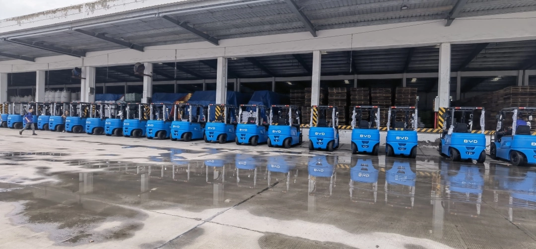 Qinghai BYD baterai lithium forklift konsultasi kutipan pembelian