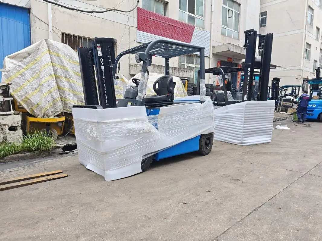 Pabrik pemasok forklift listrik dalam ruangan, kebisingan rendah dan peralatan penanganan ramah lingkungan