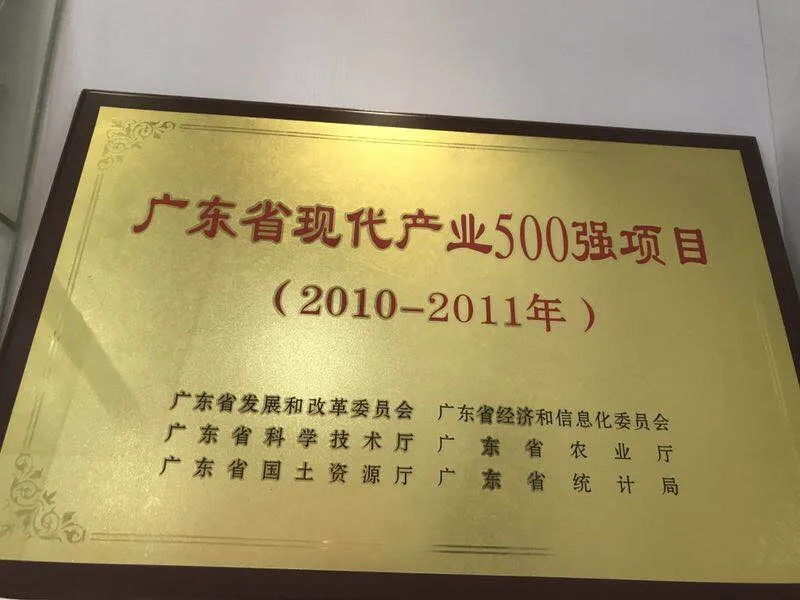 比亚迪叉车 | 2010-2011 年度广东省现代产业 500 强项目认证 case1