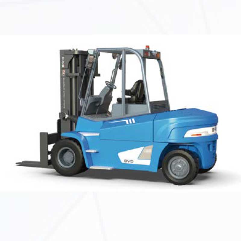 Chariot élévateur électrique contrebalancé à batterie au lithium de 9 tonnes BYDC90